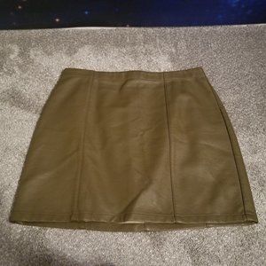 Forever21 Faux Leather Skirt